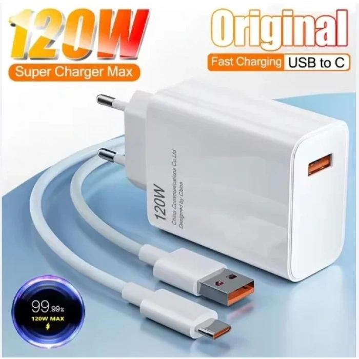 120 Watt Hızlı Çift Turbo Şarj Cihazı (5365)