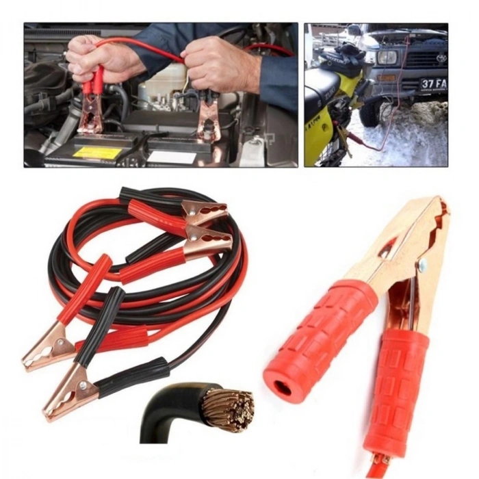 1200 Amper Akü Takviye Kablosu 1.5 Metre Bakır Akü Takviye Cihazı (5365)