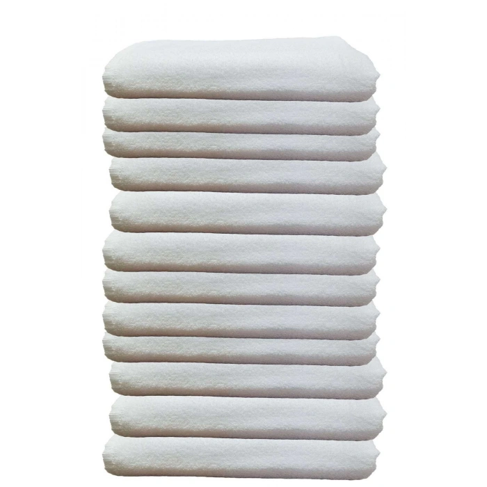 12li Paket Boya Tutmayan Mikrofiber El Yüz Spor Kuaför Havlusu 50X90 Cm