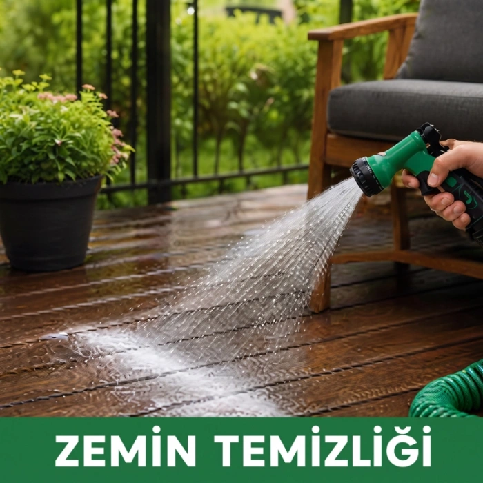 15 Metre Su Hortumu - Spiral - Fonksiyonel - Hafif