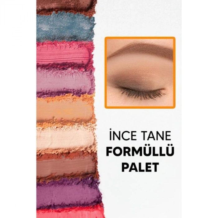15 Renkli Sedefli Mat Far Paleti - 2li Set