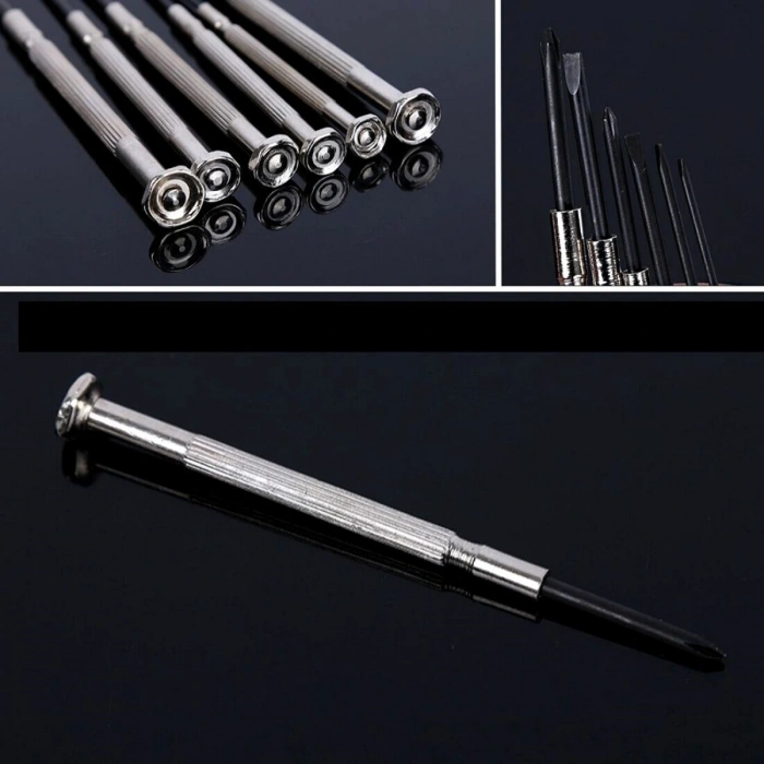 16 Parça Hassas Tornavida Seti Saatçi ve Telefoncu Tornavidası (5365)