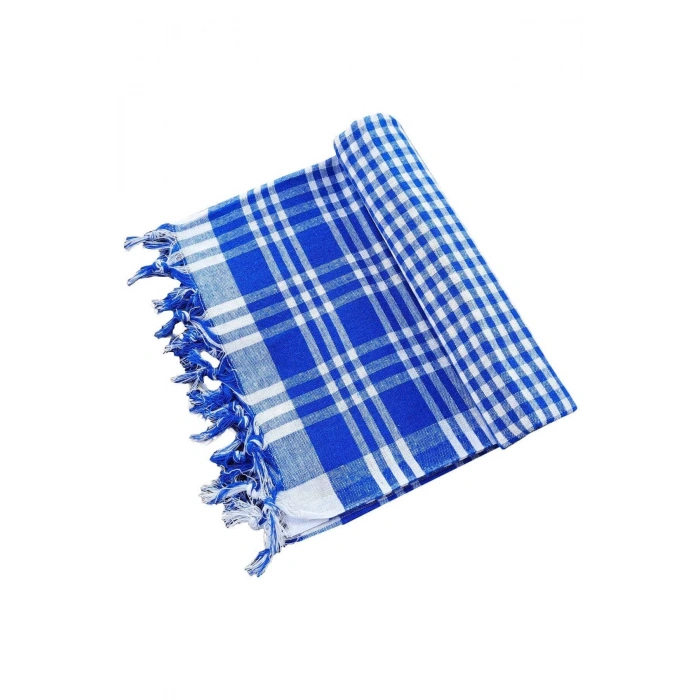 170x170 Gingham Tablecloth Picnic Table Cover with Fringes