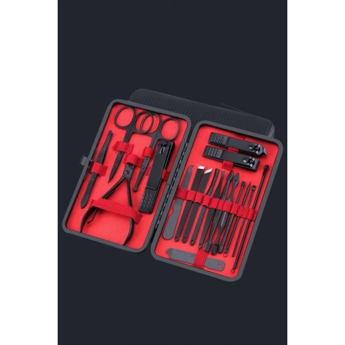 18 Parça Çanta Tipi Manikür Pedikür Tırnak Bakım Seti (5365)