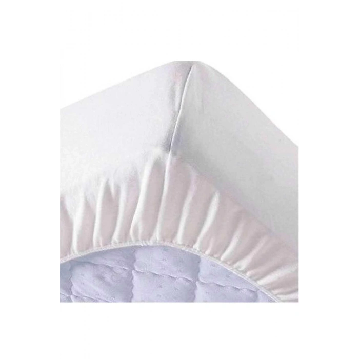 180x200 Cm Çift Kişilik Fitted Geçmeli Sıvı Geçirmez Alez Pamuklu Yatak Koruyucu