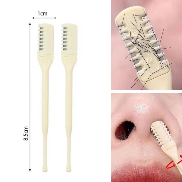 2&apos;Si Bir Arada 2 Parça Kutulu Burun Kıl Alma ve Kulak Temizleme Aparatı (5365)