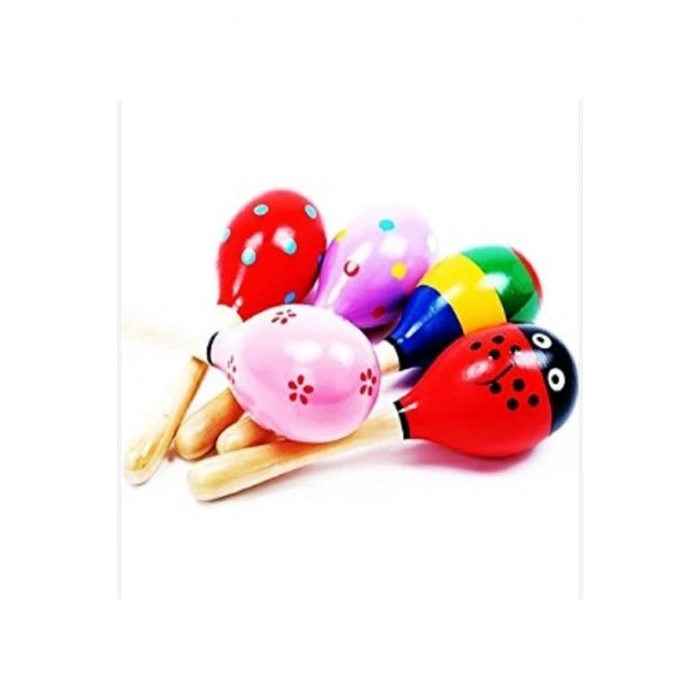 2li Ahşap Marakas Seti