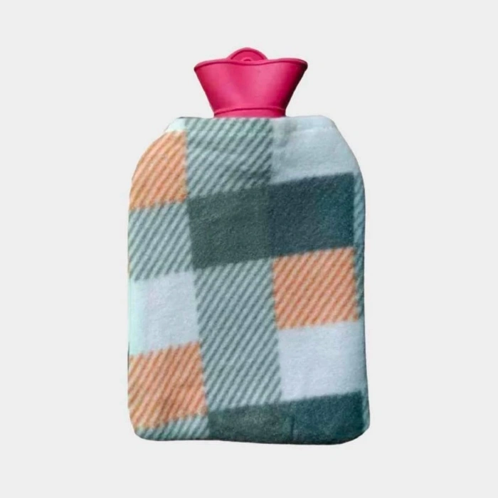 2 Litre Polar Kılıflı Sıcak Su Torbası 1. Sınıf  Kavuçuk Malzeme (5365)