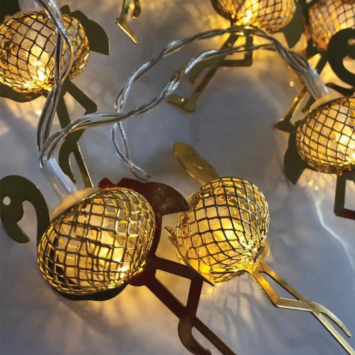 2 Metre Pilli İnce Tel Led Işık Zinciri Parti Aydınlatma (5365)