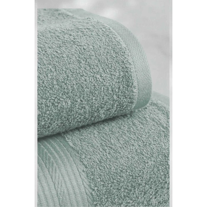 2 Parça Battal Lüks Premium Banyo Spa Havlu Takımı 90x160 Cm Açık Gri
