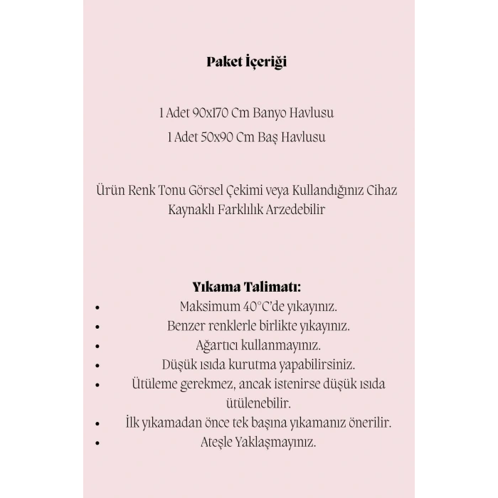 2 Parça Battal Lüks Premium Banyo Spa Havlu Takımı 90x170 Cm İndigo