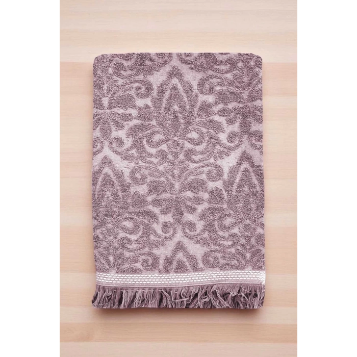 2-штуки Жаккардовое Комплект полотенец для ванной 100% хлопок 90x150 см Arden Фиолетовый