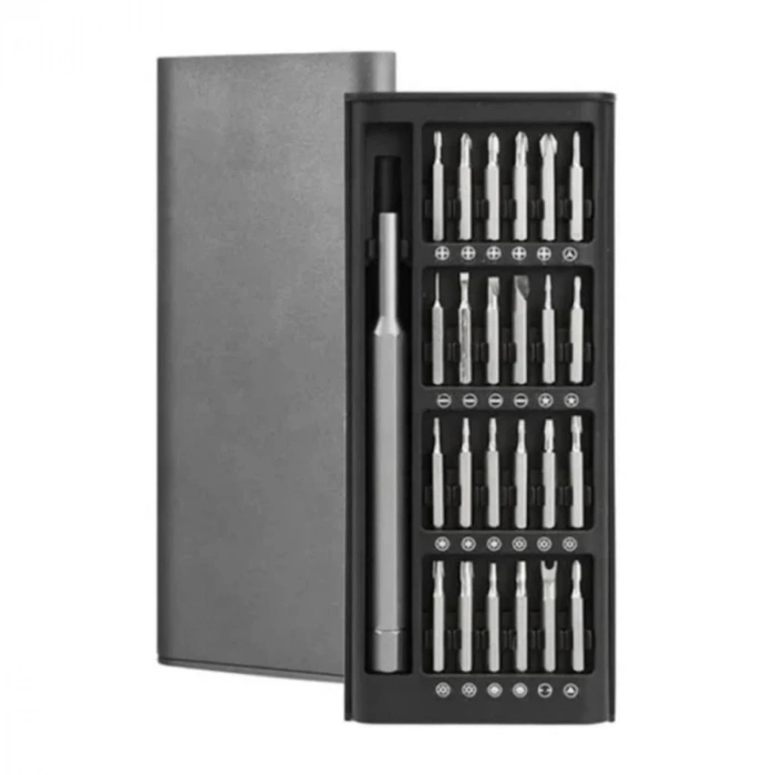 25 Parça 24 farklı uçlu Mıknatıslı 25 in 1  Tornavida Seti (5365)