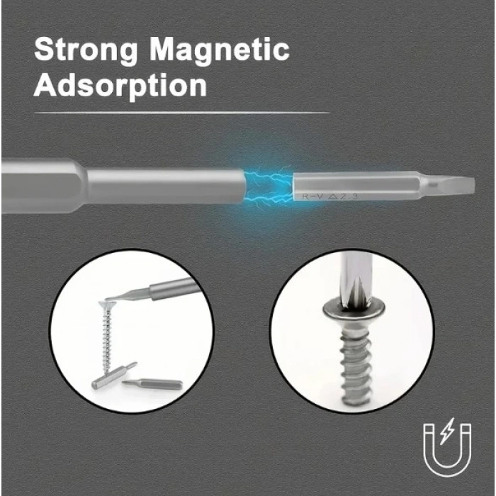 25 Parça Çok Fonksiyonlu Hassas Tornavida Seti (5365)