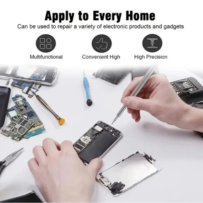 25 Parça Çok Fonksiyonlu Hassas Tornavida Seti (5365)