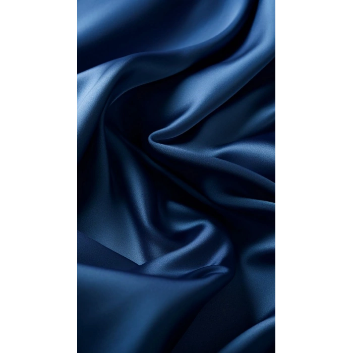 2’li İpek Dokulu Saten Lacivert Yastık Kılıfı 50x70 – Mikrosaten, Saç ve Cilt Dostu