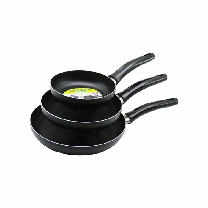 3 BOY TEFLON TAVA SETİ BAKALİT SAPLI16-20-24CM. (5365)