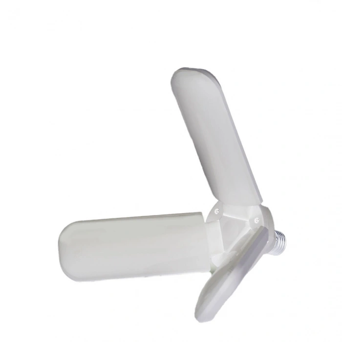 3 KOLLU PERVANE MODELİ BEYAZ LED LAMBA AMPUL 24W - E27 (5365)