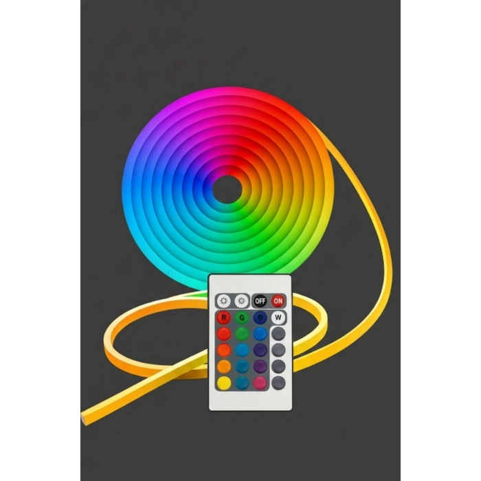 3 Metre Neon LED Işık – Esnek Dekoratif Ortam ve Oda Aydınlatması