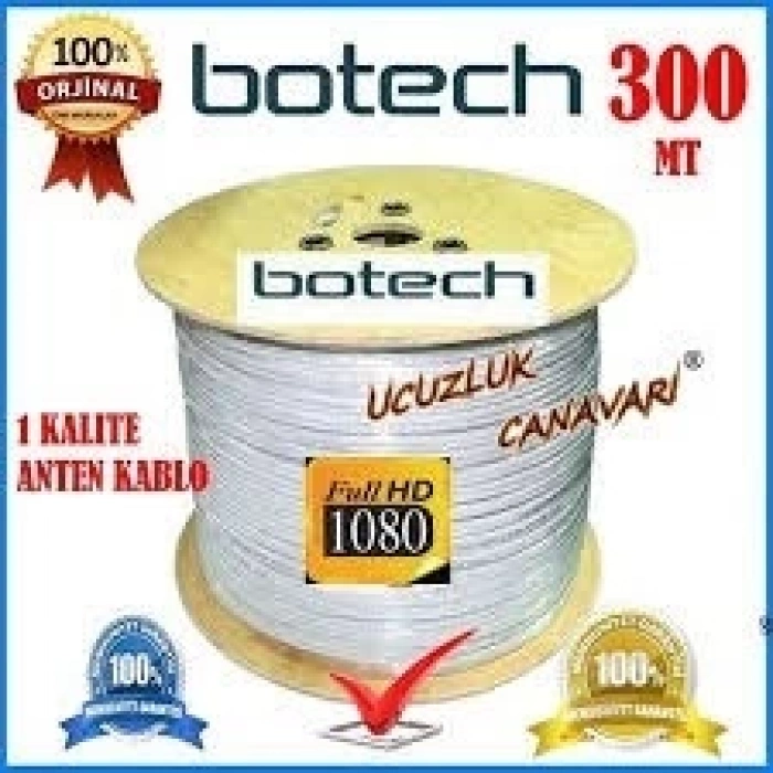 300MT KOAKSİYEL UYDU ANTEN KABLO RG 6/U4L (5365)
