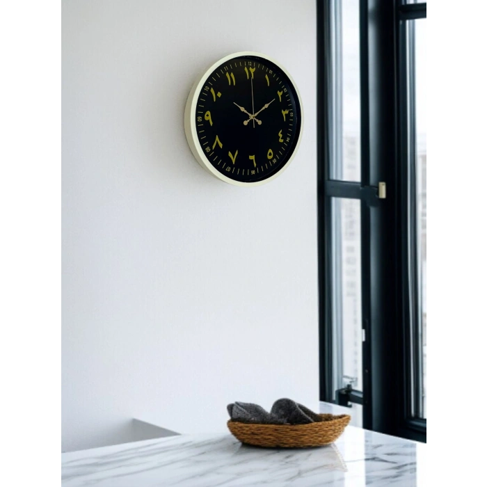 36 Cm Arapça Rakamlı Duvar Saati