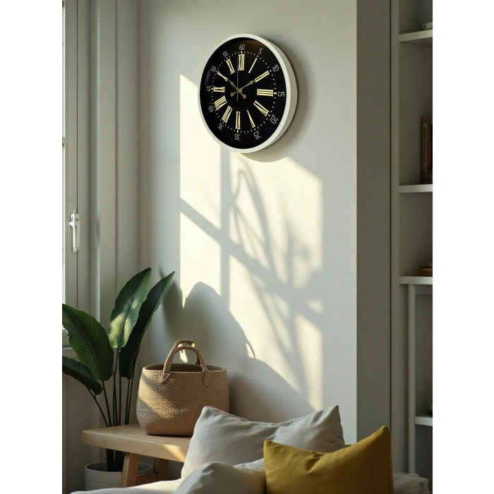 36 Cm Cream Decorative Wall Clock