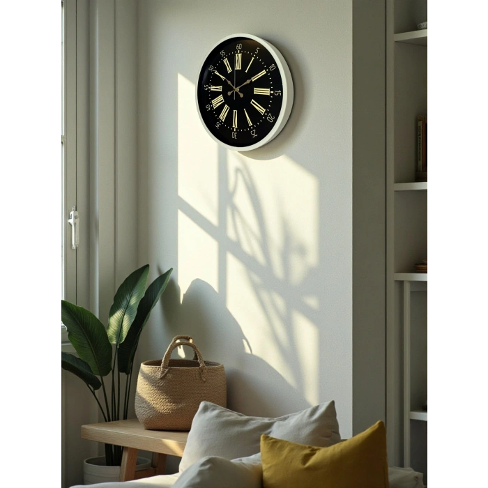 36 Cm Cream Decorative Wall Clock