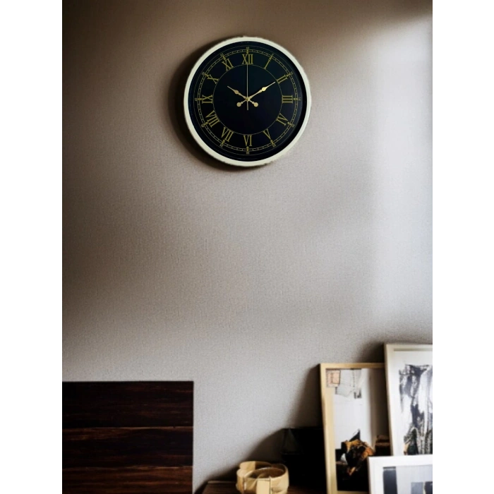 36 Cm Cream Roman Numeral Wall Clock