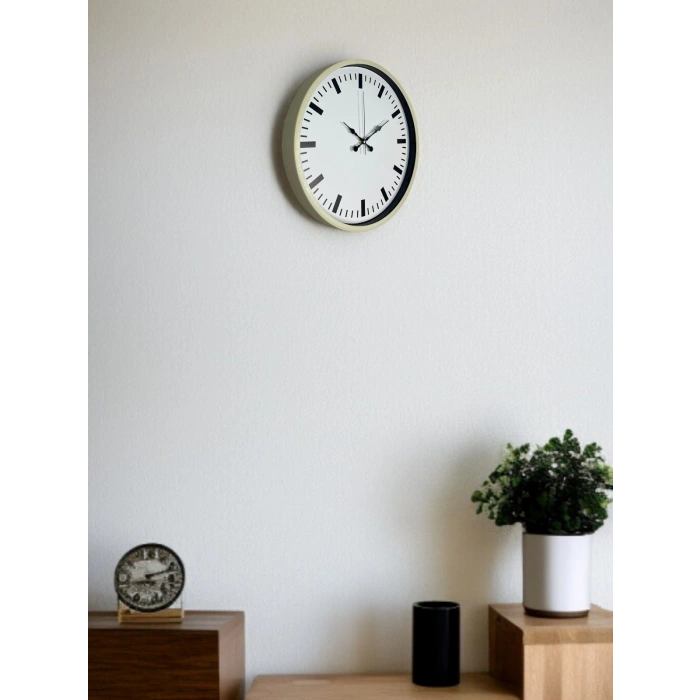 36 Cm Sade Dekoratif Duvar Saati