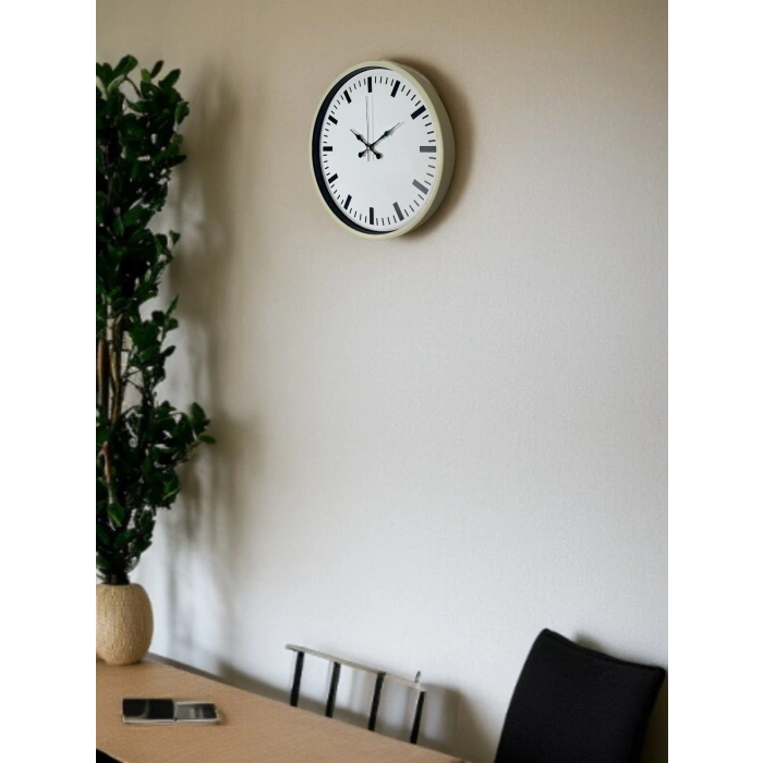 36 Cm Sade Dekoratif Duvar Saati