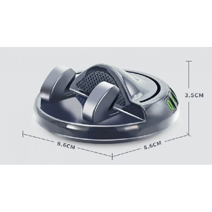 360° Dönebilen Yapışkanlı Numaratörlü Araç Telefon Tutucu (5365)