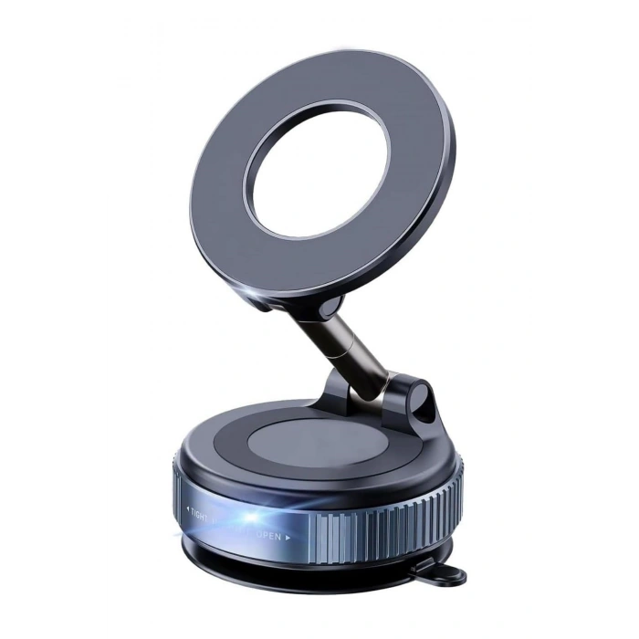 360° Döner Başlıklı Vakumlu Emişli Manyetik Telefon Tutucu – Güçlü Mıknatıslı, İz Bırakmaz