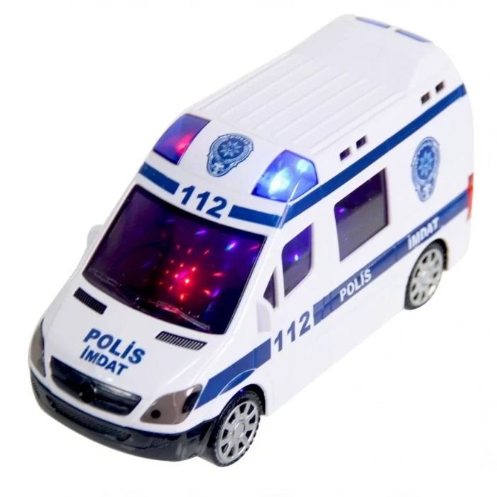 3d Işıklı Sesli Polis Aracı 112