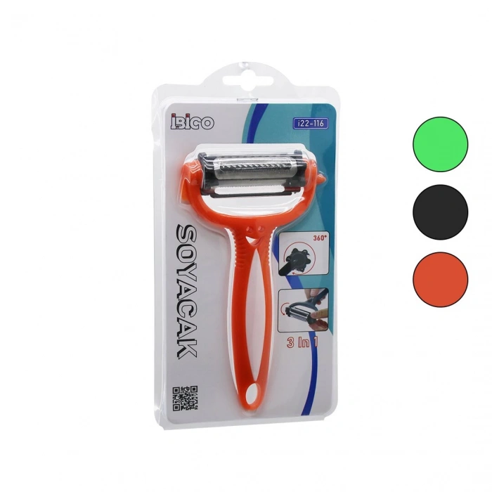 3IN1 METAL SOYACAK  PLASTİK SAPLI (5365)