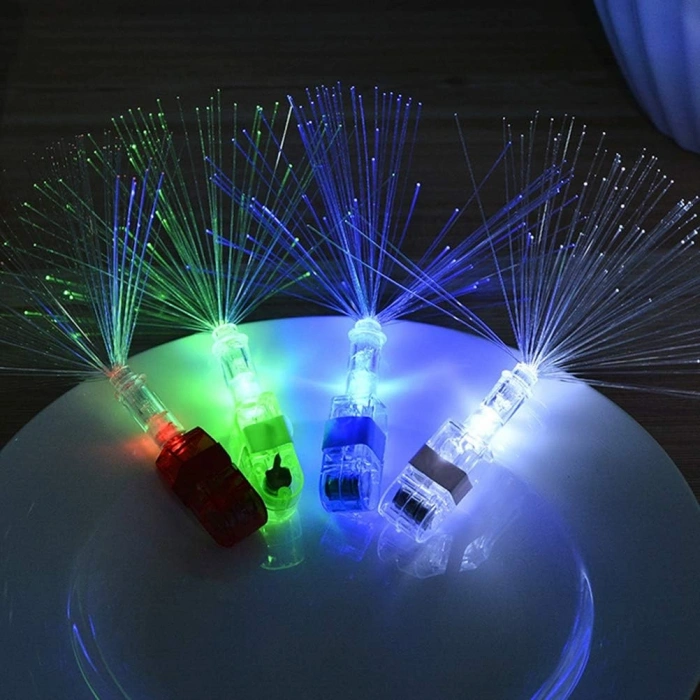 4lü LED Işıklı Renkli Püskül