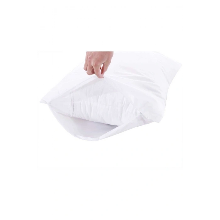 4-Piece Waterproof Pillow Protector Cotton Zippered 50x70