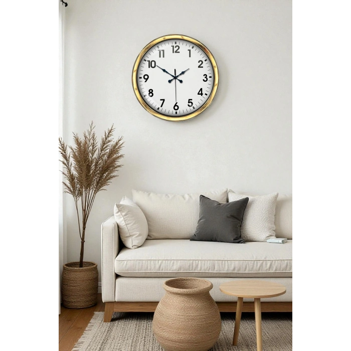 Zentime 40 Cm Gold Luxury Wall Clock