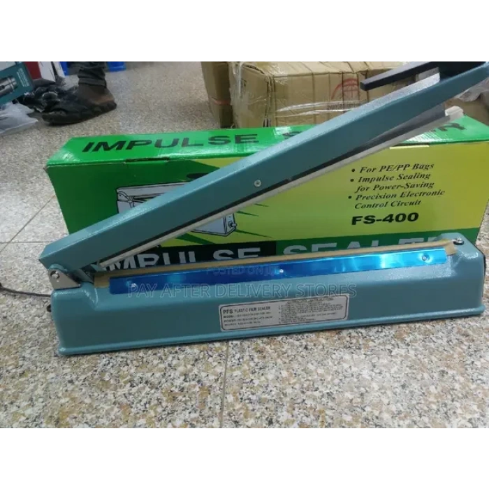 40Cm  Metal Gövde Poşet Ağzı Yapıştırma Kapatma Makinası FS-400 (5365)