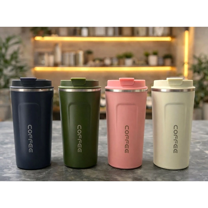 480 ml Paslanmaz Çelik Termos Mug Bardak