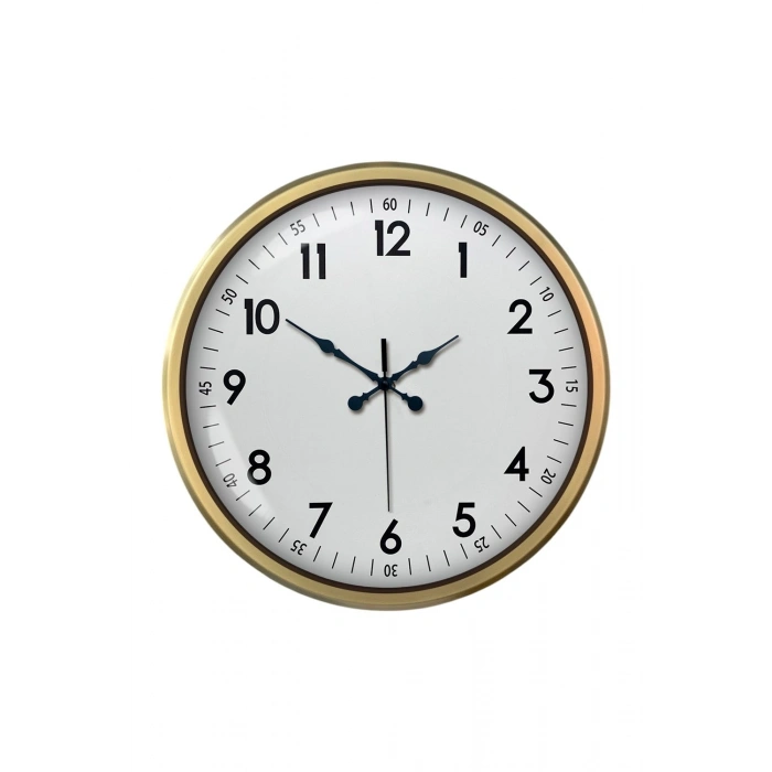 52 cm Eskitme Metal Dekoratif Duvar Saati