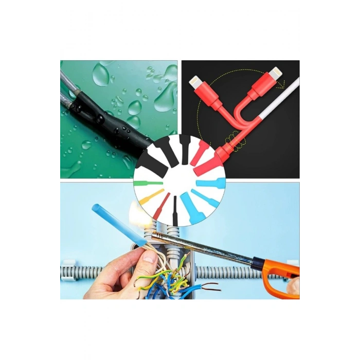 560 Parça Set Isıyla Daralan Makaron Kablo Koruyucu Kılıf