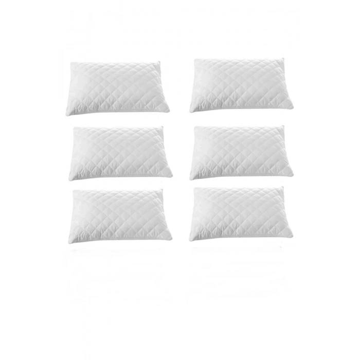6 Quilted Pillow Protector 100 Cotton 50X70