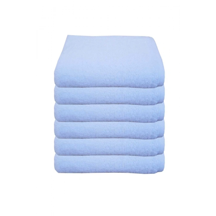 6-Piece Hotel Towel 100% Cotton White Hand Towel 50x90 Cm