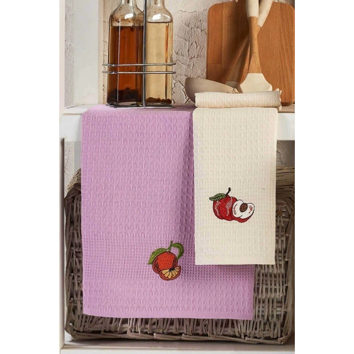 6 Piece Kitchen Drying Cloth 30 X 50 Cm Fruit