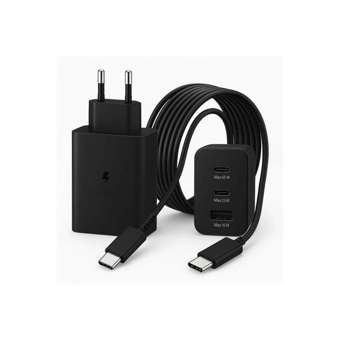 ? 45W Süper Hızlı Şarj Cihazı | 1 Metre Type-C Kablo | Güçlü ve Hızlı Şar