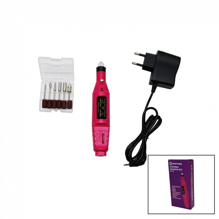 7 UÇLU ELEKTRİKLİ MANİKÜR PEDİKÜR SETİ 2000-300RPM HIZ (5365)