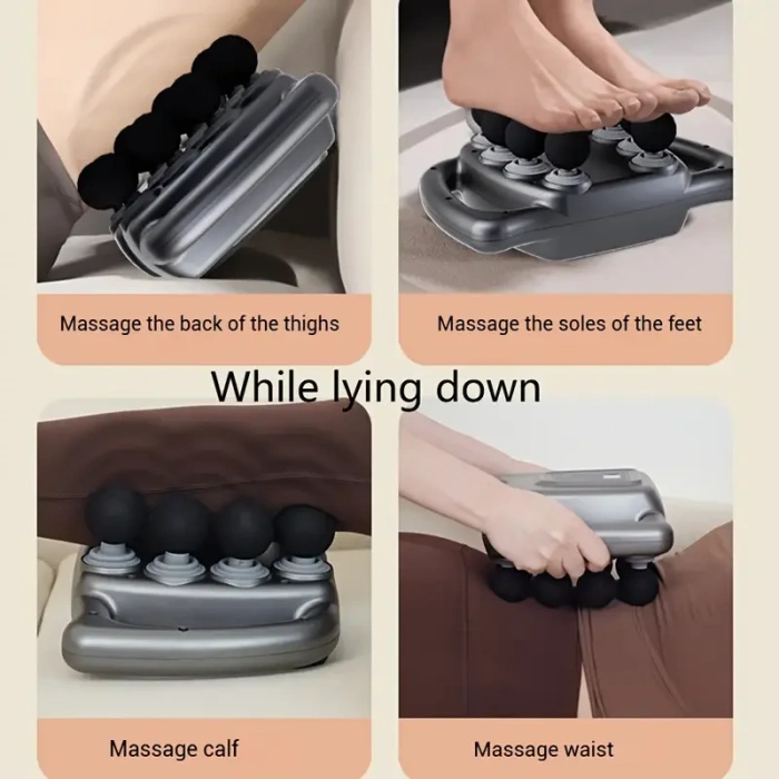 8 Başlıklı Şarjlı Isıtmalı Masaj Aleti (5365)