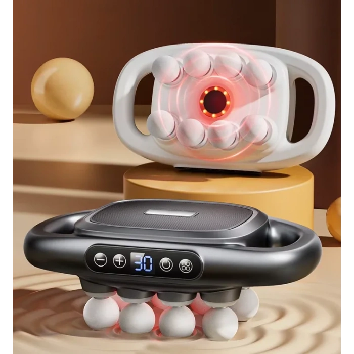 8 Başlıklı Şarjlı Isıtmalı Masaj Aleti (5365)