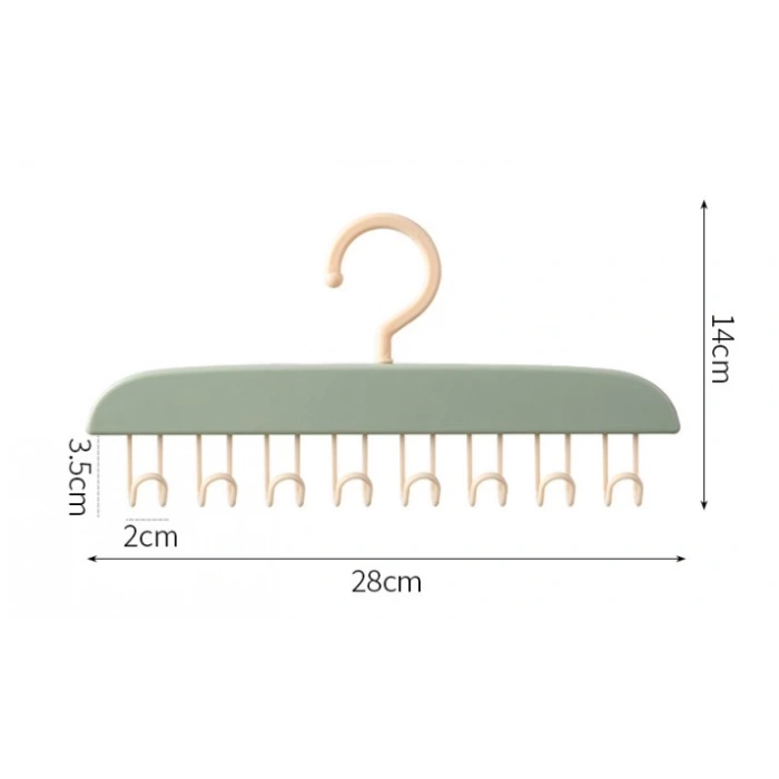 8 Kancalı Çok Amaçlı Yapışkanlı Askı (5365)