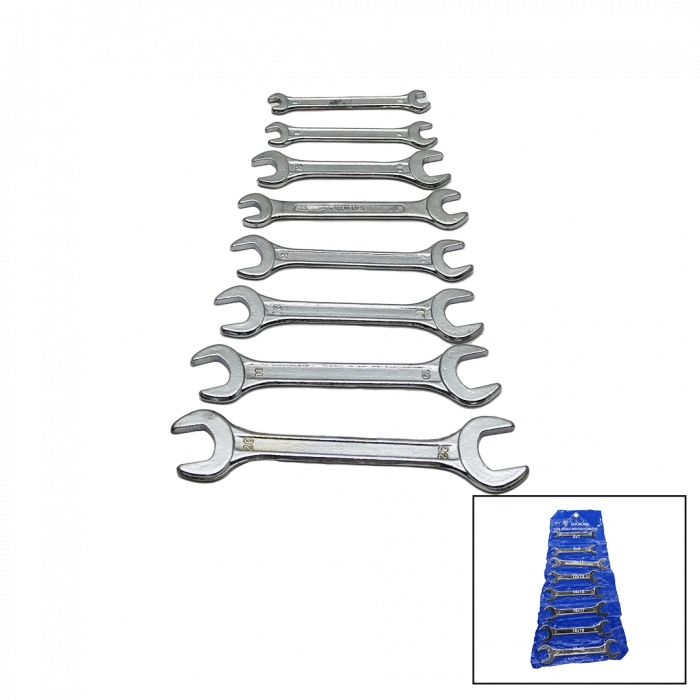 8 PARÇA  AĞZI AÇIK 6-22MM ANAHTAR TAKIMI (5365)